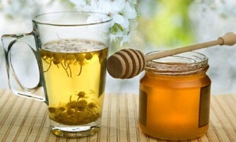 Herbal infusions with honey eliminate inflammation in prostatitis and are beneficial for the entire body.